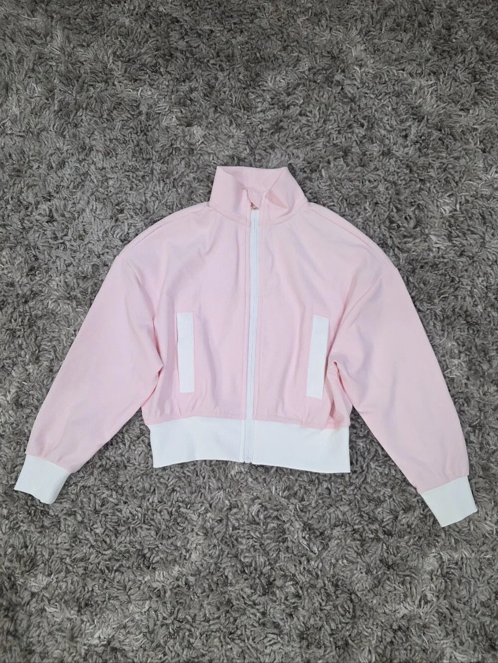 The Beaufort Bonnet Company Prepletic Jules Pink And White Jacket Size 6